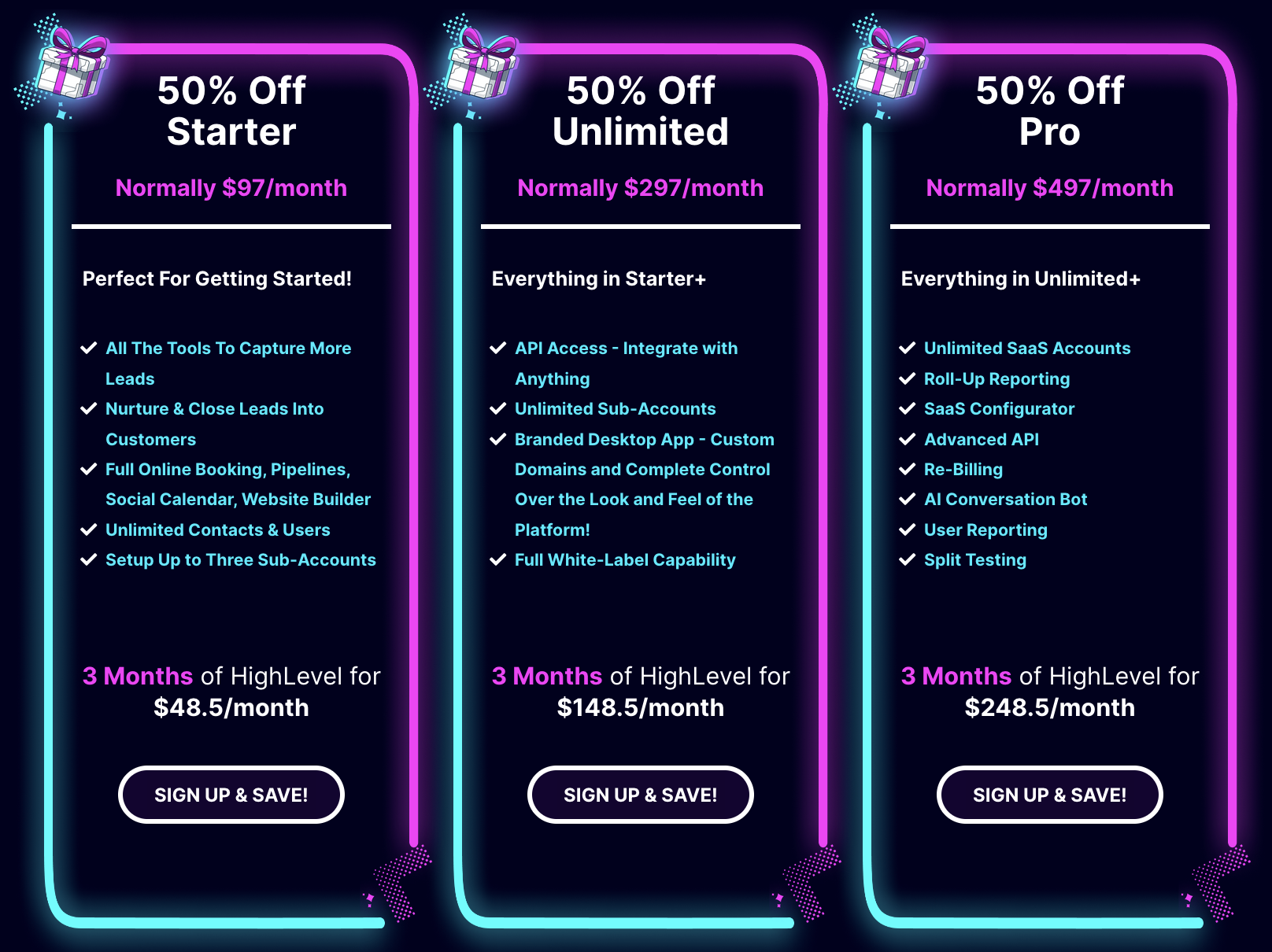 gohighlevel cyber monday week 2023